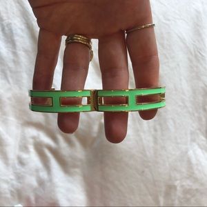 Neon green Kate Spade bracelet